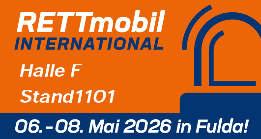 RETTmobil 2026: Halle F, Stand 1101