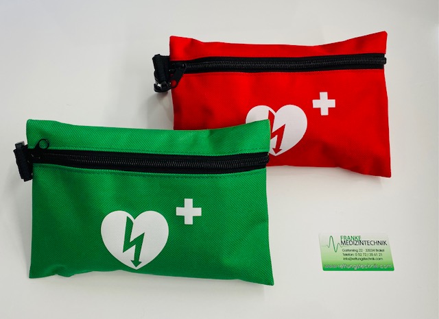AED CPR Erste Hilfe Set in schöner Nylon Tasche zum Anhängen an den AED