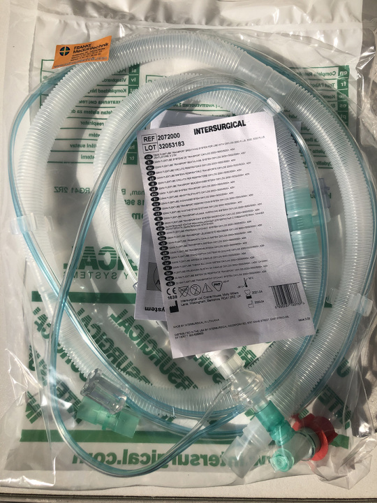 22 MM Flextube Transportbeatmungs-System für Dräger Oxylog 1VE=10 Stück