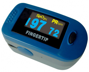 Pulsoxymeter Fingerprint mit schöner Tasche
